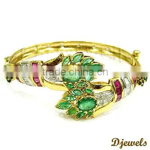 Diamond Gold Bracelets, Gold Bracelets, Diamond Jewelry thumbnail-1