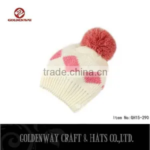 2016 Colorful Hip Hop Beanies Knitted Beanie Custom Beanie Hats Winter Knitted Hat thumbnail-1