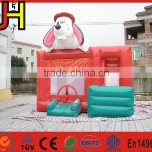 Cute Cartoon Puppy Platform Slide/Inflatable Slide thumbnail-1