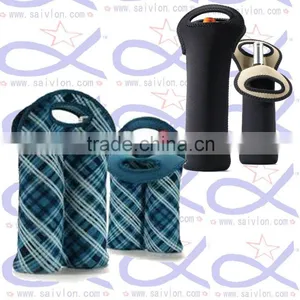 Neoprene Single Insulated Bottle Cooler Wine Tote Bag thumbnail-6