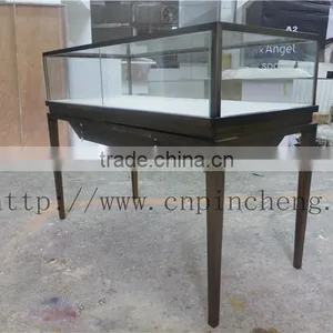 Hot Sale Floor Standing Metal Jewelry Display Cabinet /stailess Steel Jewelry Display Counter thumbnail-1