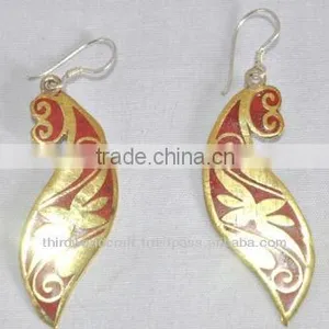 Brass Earrings thumbnail-1