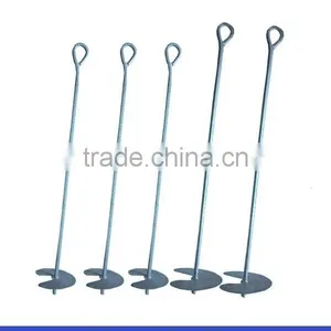 Hot Dipped Galvanized Ground Anchor Earth Screw Anchor Ground Anchor thumbnail-2