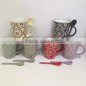 Wholesale Good Quality Ceramic Mugs Cups ,glazed Color Hot Selling,custom Logo Designs,many Designs With Color Box thumbnail-1