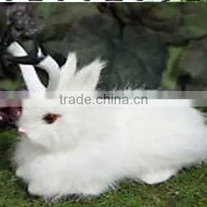 Easter Bunny Furry Animal Cheap Plastic Farm Animal Toy thumbnail-4