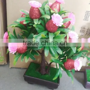 Hot Sale Artifical Bonsai for Nylon Cloth and Plastic 13pcs Flower for Celebration thumbnail-2