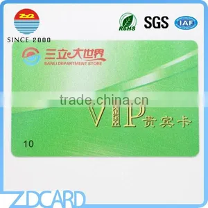 Silk-screen Printing Metallic Silver 0.38mm Pvc Card thumbnail-2