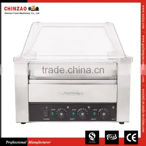 Commercial 9 Rollers Professional Hot Dog Roller and Sausage Bun Warmer thumbnail-1