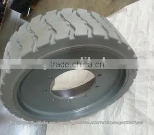 Tire Solid Tire Aircraft Tyres With Wheel Rim for Lifting Platform thumbnail-3