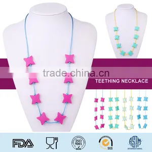 Baby Silicone Teething Necklace For Mom To Wear, 100% BPA FREE thumbnail-6