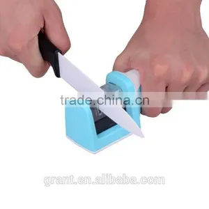 Two Stages (Diamond & Ceramic) Kitchen Knife Sharpener ,Sharpening Stone Household Knife Sharpener Kitchen Cutting Tools thumbnail-6