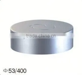 Pharmaceutical Cosmetic Lotion Liquid Bottle Container Closure Press 53/400 Aluminium Lid Bottle Plastic Screw Cap thumbnail-1