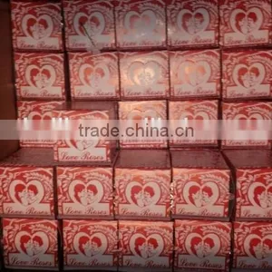 36pcs Tiny Silk Love Roses in 4" Glass Tubes thumbnail-2