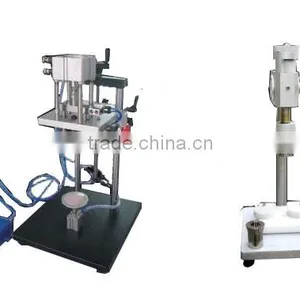 Pneumatic Small Manual Pray Perfume Bottle Cap Crimping Machine thumbnail-1