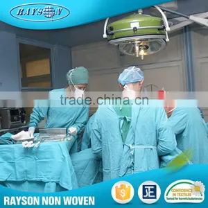Professional Standard Width 1m/1.2m/2.4m/3.2m SMS Hydrophobic Waterproof Nonwoven Fabric Suppliers thumbnail-2