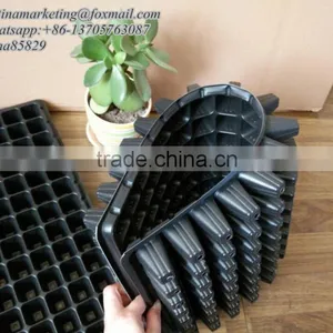 Not Coated PP Material Reusable Plastic Plant Nursery Seed Growing Tray China Manufactory Price With 8 Cell to 512 Cell thumbnail-3