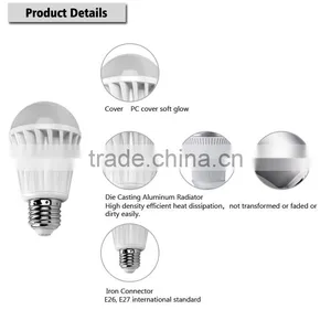 China Supplier Easily Replaceable Low Power Consumption LED Bulb, Colorful Wifi Controller Led Light for Party thumbnail-3