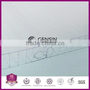 Lixin 10-year Warranty Clear Plug-pattern Polycarbonate Sheet UV Resistant 500mm thumbnail-1