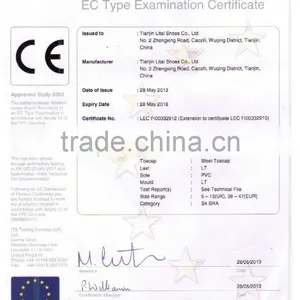Abrasion Resistance CE Approved PVC Mining Safety Rain Boots thumbnail-6
