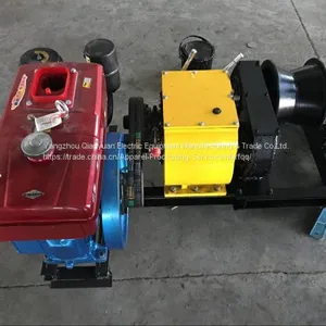 5 Ton Capacity Diesel Power Source Winch in Factory thumbnail-3