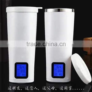 The Music of the Smart Glass USB Stainless Steel Automatic Reminding Thermal Insulation Cup Intelligent Display Glass thumbnail-6