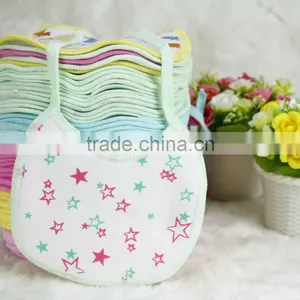 Trangle Cotton Waterproof Baby Bib Wholesale thumbnail-1