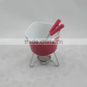 Hot Sale Mini Fondue Set,chocolate Fondue Bowl, Chocolate Pot + Stand thumbnail-2
