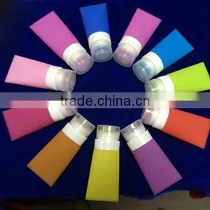 Squeezable Silicone Containers For Liquids Refillable Travel Bottles thumbnail-1