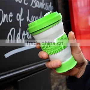 Portable Telescopic Coffee Cups, Colorful High Quality BPA Free TPE Foldable Cup, Travelling Cups For Wholesale thumbnail-6