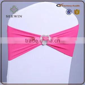Beautiful Spandex Chair Sash With Buckle for Wedding Deco thumbnail-1