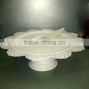 POWDER COATED METAL WEDDING CAKE STAND thumbnail-4