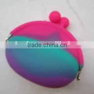 Gradually Changing Color Silicone Purse/ Colorful Coin Purse thumbnail-2