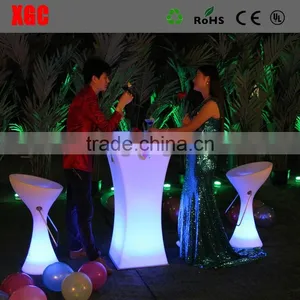 Highboy Bar Counter Table With Led Lighting for Events thumbnail-4