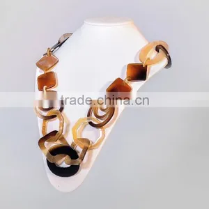 Best Selling of This Season!!! Buffalo Horn Necklace, Pure Horn Jewelry. thumbnail-3