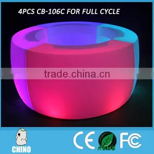 High Top LED Bar Counter Nightclub Bar Counter For Event thumbnail-1