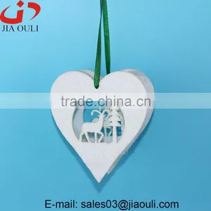 Hot Sales Christmas Decorations With LED Light Non-woven Hanging Heart thumbnail-4
