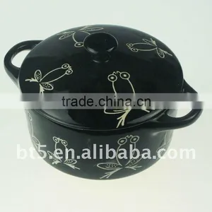 10cm Dia Stoneware Mini Casserole thumbnail-1