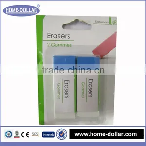 Hot Sale Office and School Supplies Rectangular Rubber White Plastic Eraser for School thumbnail-5