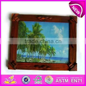 Newest Wooden Picture Frame,Eco-friendly Decorative Wooden Picture Frame,Wooden Photo Frame for Children WJ276859 thumbnail-1
