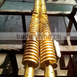WPC Conical Twin Screw for Extruder Machine(diffirent Harden Material Plating) thumbnail-1