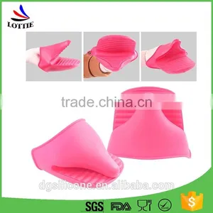 Hot Sale FDA Standard Safety Heat-resistance Silicone Bbq Gloves thumbnail-3
