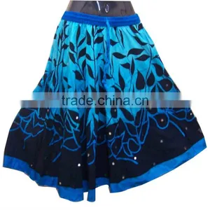Cotton Shaded Printed Skirts thumbnail-1