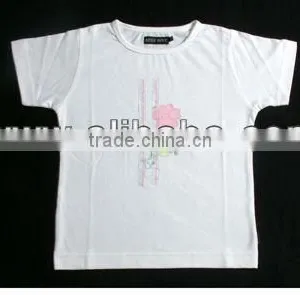 Organic Cotton Knitted Girls t Shirt_100% Organic Cotton Comfortable Baby T-shirt and Organic Printed thumbnail-1