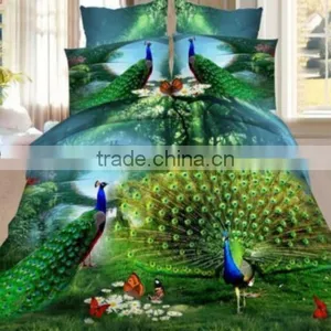 Hot Sell Colorful Decorative Flower Design Digital Printed Bed Skirt Factory thumbnail-1