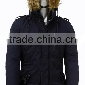 ALIKE Men's Parka Winter Parka Windproof Jacket thumbnail-1