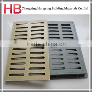 Anti Theft Rectangular Plastic Sidewalk Drain Grate thumbnail-1