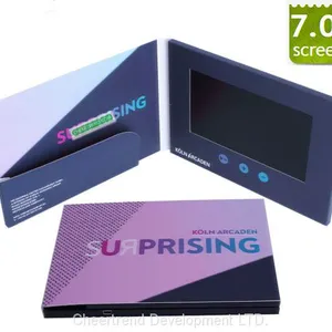 Paper Card Use Lcd Video Brochure and Advertising Material and Gift thumbnail-1