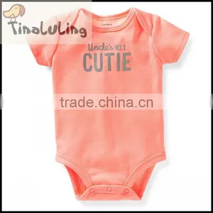 Brand New Short Sleeve Girls Princess Bodysuits Infant Sweetest Nice Ever Rompers thumbnail-2