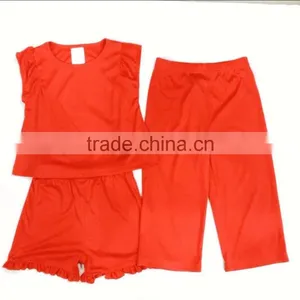 Wholesale Summer Children's Clothing Sets Boutique Clothes for Summer thumbnail-1
