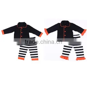 2017 Fall Girsl Boys Sleepwear Christmas Pajamas Cotton Baby Outfits Kids Pajamas thumbnail-3